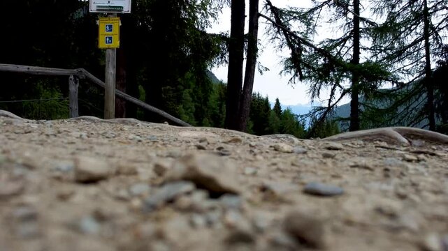 Drone take off footage of Bovernier, a charming alpine village in Valais, Switzerland, located at the entrance to the spectacular Gorges du Durnand and surrounded by mountains.