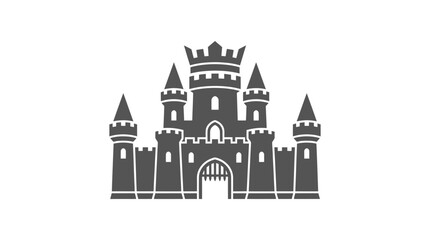 A large medieval fortified castle. © Nur