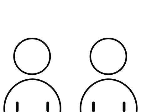 Minimalist ear icon set for design projects. Simple human ear outline vector illustration for apps and UI.