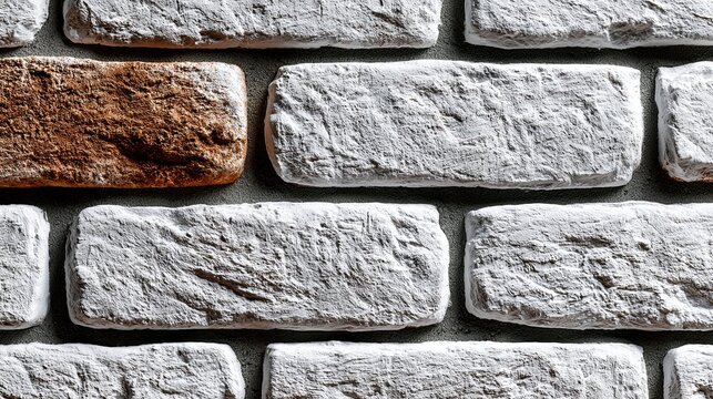 Textured stone brick wall surface for urban background.