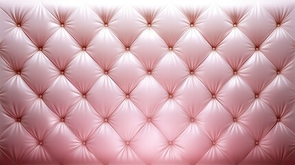 Obraz premium Soft pink quilted fabric texture pattern.