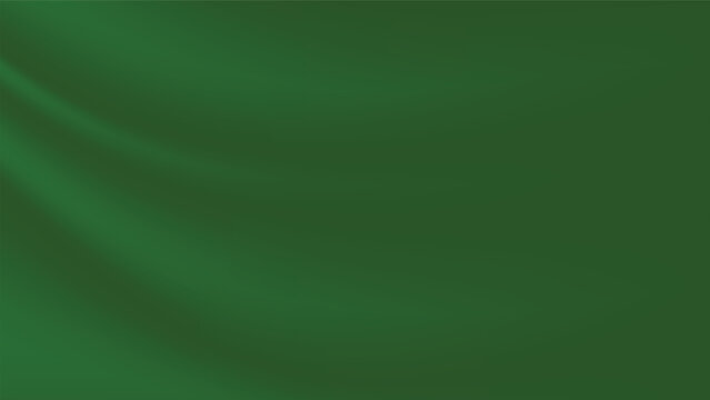 green silk background. abstract fabric texture with creased for elegant and cozy decoration 