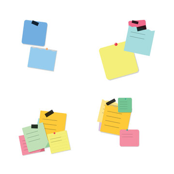 Office sticky note sets for organization and reminders with reminder stationery adhesive planning