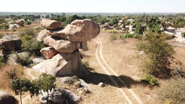 Balancing Rocks in Zimbabwe, Africa - Natural Granite Formation