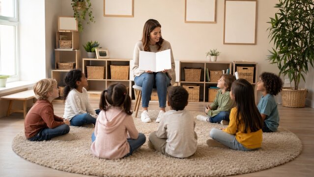 Teacher Reading Storybook 