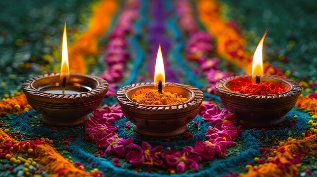 A vibrant and festive stock  