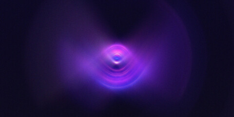 Abstract purple glowing eye shaped light vortex with soft nebula center background art. © ebrahim islam