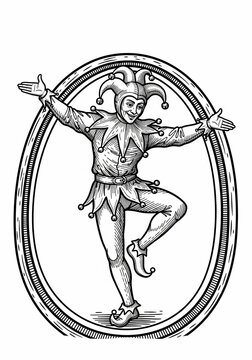 The Gilded Jester's Fleeting Flourish