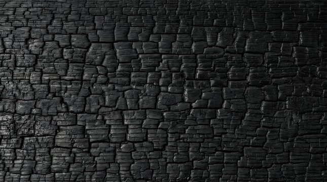 Carbonized texture of traditional Japanese Yakisugi board