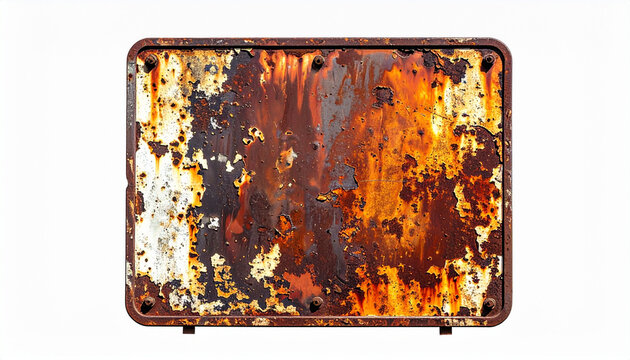 Rusty Metal Surface with Corrosion and Decay