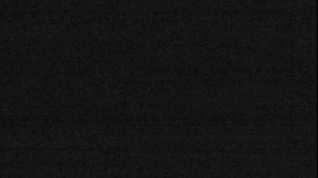 Television turn on and off. Noise on a old TV screen, Vintage switch on off television concept animation. Old Retro TV - Static tv black and white noise caused by bad signal reception. Loop animation