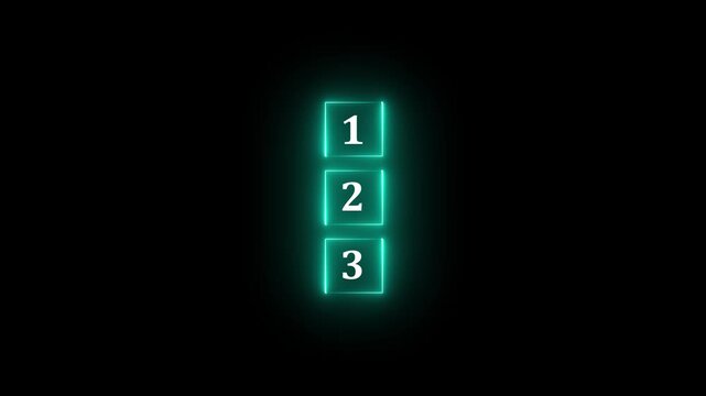 Task priority and management concept. The order of priority in any activity. Set work priority, arrange to do list. Wooden cubes with number first, second and third.4k video