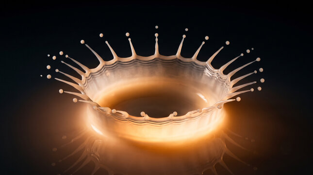 Milk Crown Splash Impact
