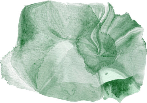 abstract green watercolor