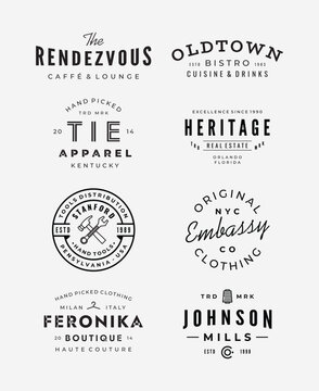 vintage logo & insignia bundle