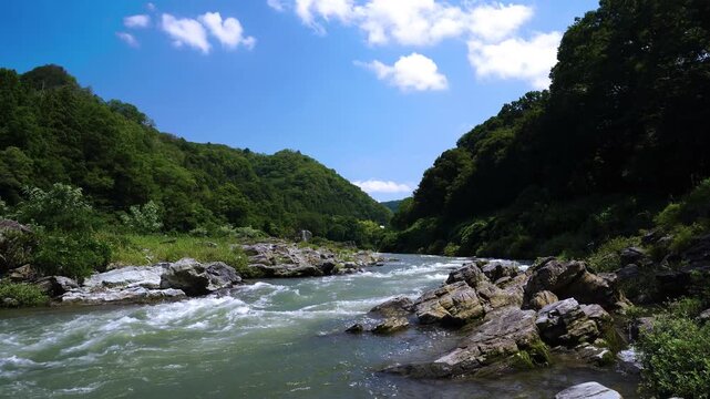 夏の長瀞渓谷