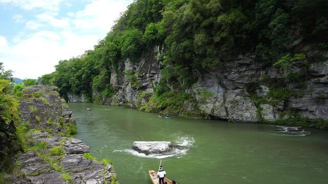夏の長瀞渓谷