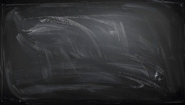 Blank chalkboard background with erased chalk texture
