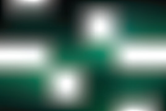 Abstract smooth dark green background with soft glowing white light spots, featuring a gradient design suitable for modern web backgrounds, digital wallpapers, and creative graphic presentations.