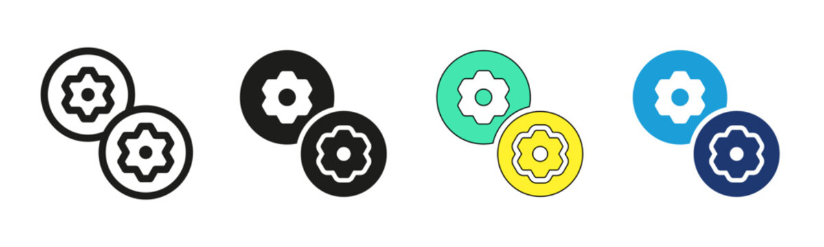 Professional System Integration icon for Enterprise Software, Data Connectivity, and IT Infrastructure Applications