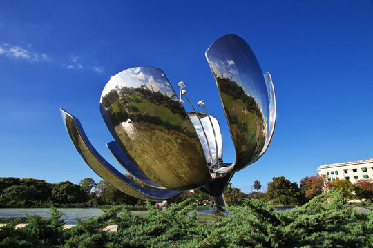 Buenos Aires, Argentina - 03 May 2016: Floralis Generica in Buenos Aires, Argentina