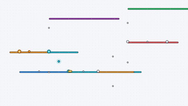 Abstract Minimalist Progress Bar Animation with Colorful Horizontal Lines and Motion Graphic UI Elements for Business Data Visualization