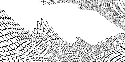 Mesh texture for fishing nets. Seamless pattern for sportswear or soccer goal, volleyball net, basketball hoop, hockey, athletics. Abstract net background for sports vector illustration © dolar