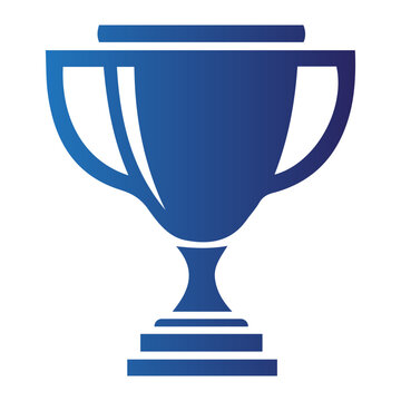 Trophy cup symbol for tour the fance victory