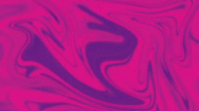 Abstract liquid marble background with vibrant pink and deep purple grainy texture