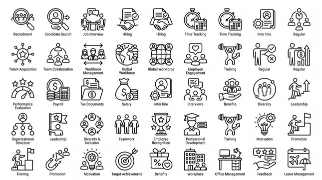 A premium collection of 30 DevOps, software development, cloud infrastructure, and CI/CD line icons arranged in a clean, organized grid on a white background. The icon set features a modern minimalist