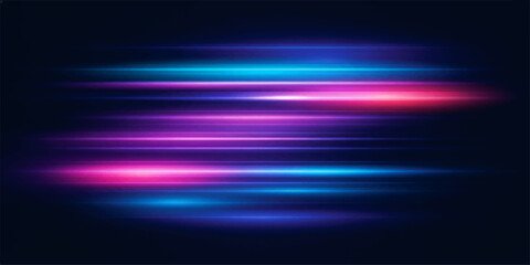 Abstract Colorful Light Waves with Glowing Digital Lines and Dynamic Rainbow Motion Background for Modern Artistic Design © md
