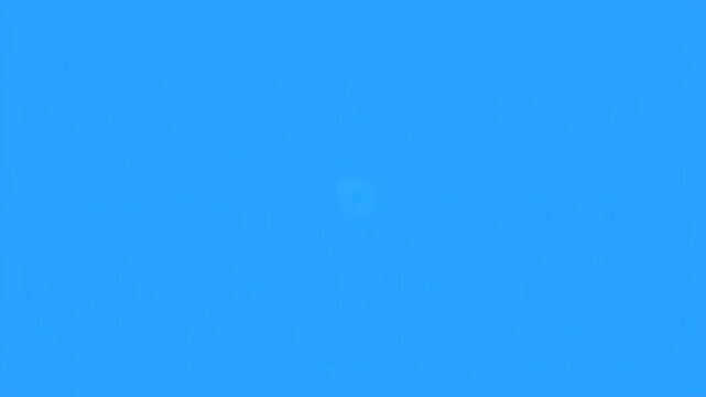 Expanding green circles on blue background with black horizontal bars in cinematic motion