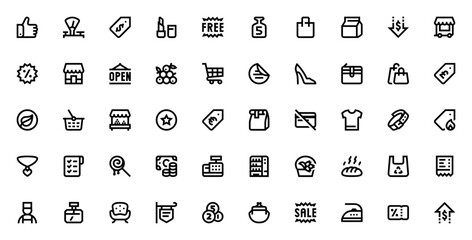 Devices icon set. Minimal line icons pack. Featuring phone, printer, tablet, smartwatch, laptop, camera, headphones, gamepad, keyboard, mouse, monitor, speaker, drone, router, and more. © wang