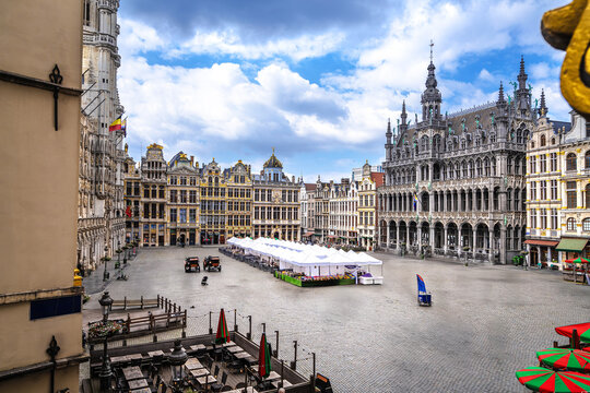 Bruxelles, Belgium. Brussels Grand Place square view