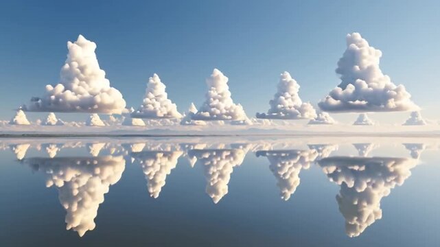 dramatic iceberg reflection timelapse in serene arctic waters