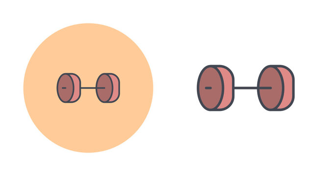 Gym Weights Vector Icon