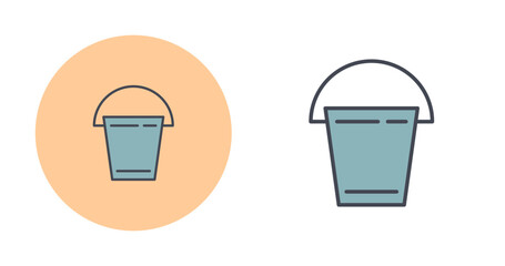 Bucket Vector Icon © Muhammad