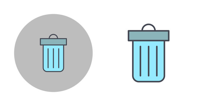 Trash Can Vector Icon