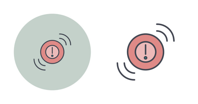 Panic Button Vector Icon