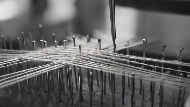 String art creation process