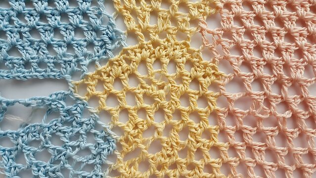 Pastel crochet pattern