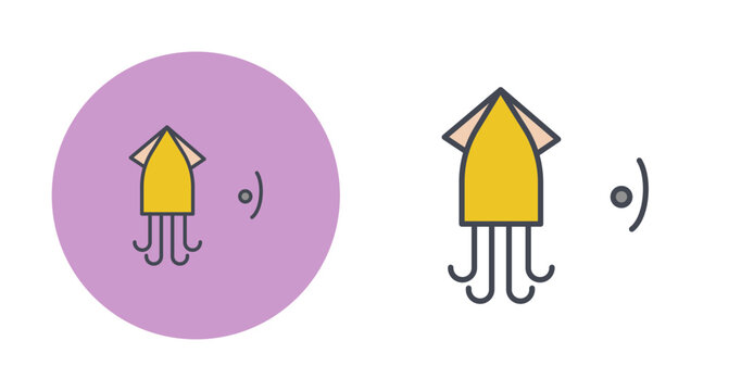 Cuttlefish Vector Icon