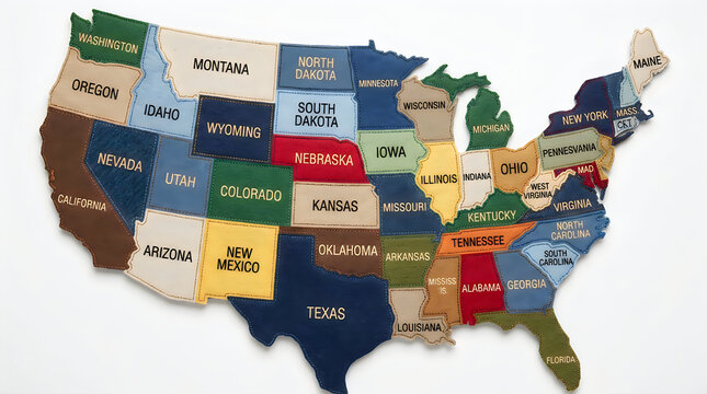 Detailed us map with state names educational geography resource for classrooms and home learning