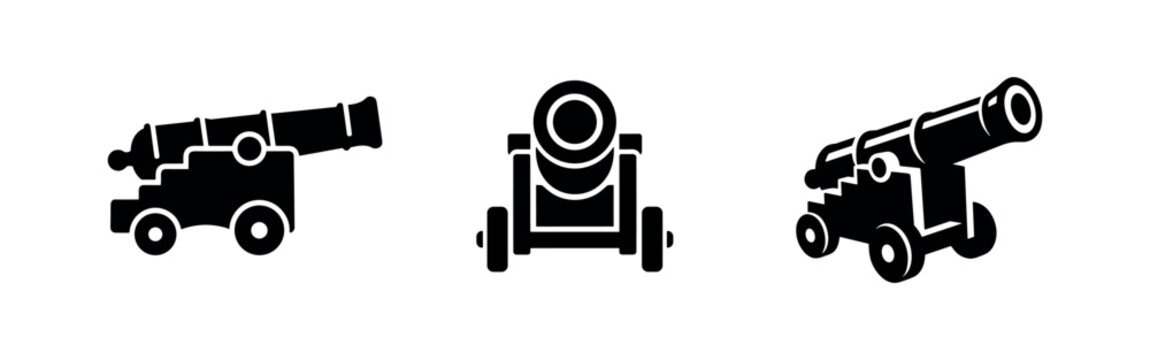 Cannon Icons: Old Artillery Pieces