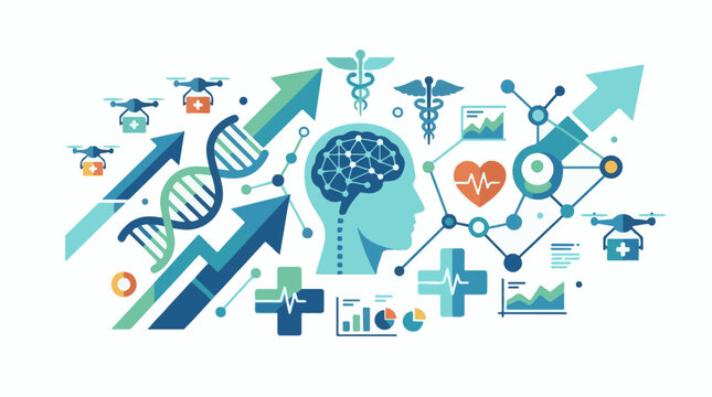 Digital healthcare advances with brain DNA drones and data