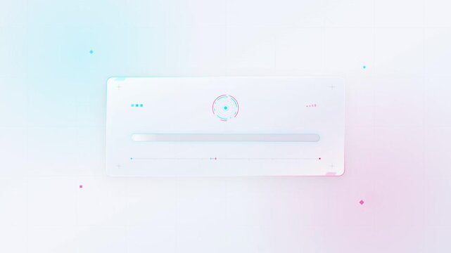 Minimalist abstract user interface design element with soft pastel gradients and subtle geometric shapes.