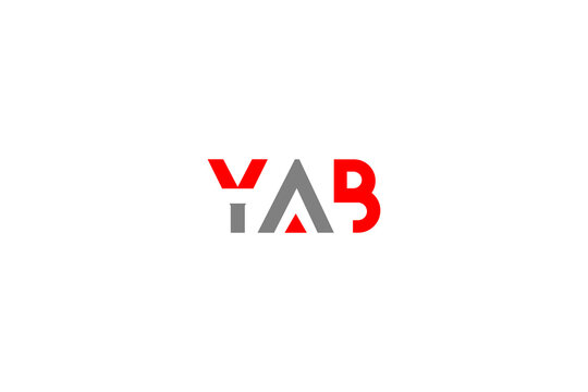 YAB Banking Logo Biotech Solutions Bold Branding Blockchain Venture Double Loop Vector Illustration