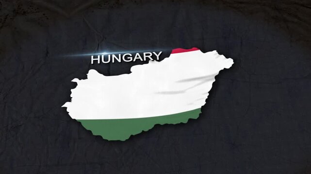Hungary Map Animation 4K