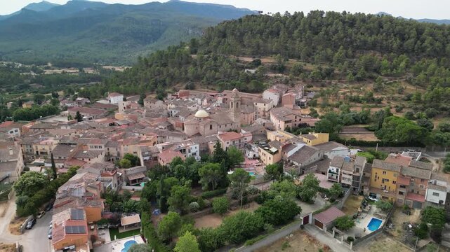 The village of Mar&ccedil;a, Priorat