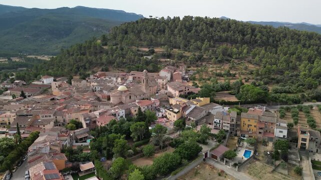 The village of Mar&ccedil;a, Priorat